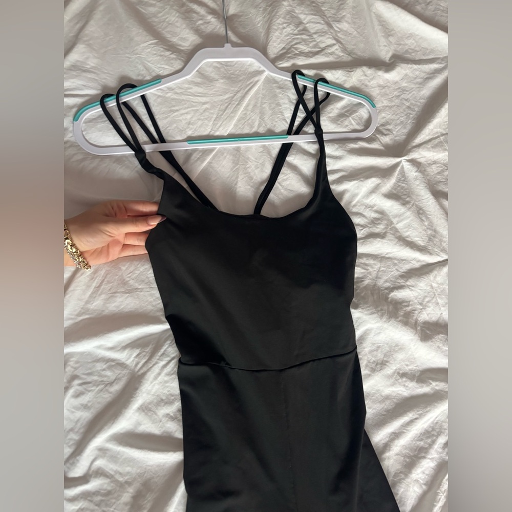 Black workout jumpsuit